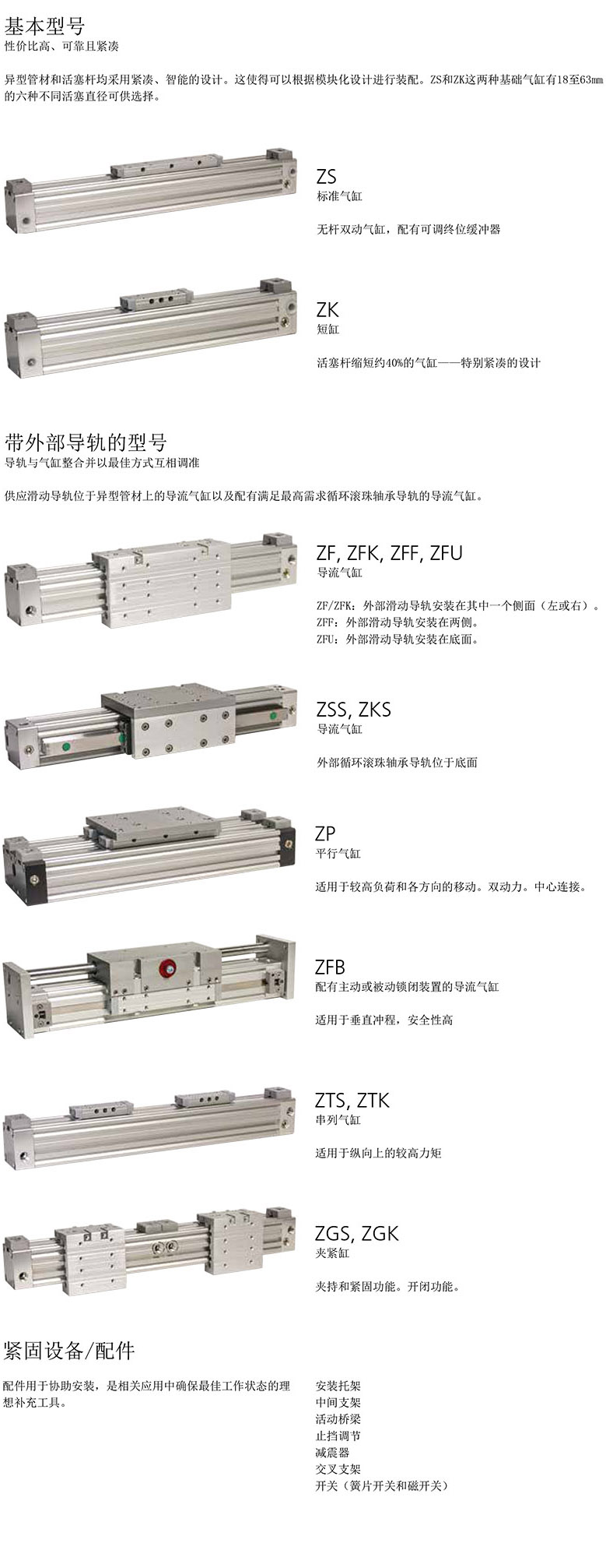 機(jī)械無(wú)桿氣缸